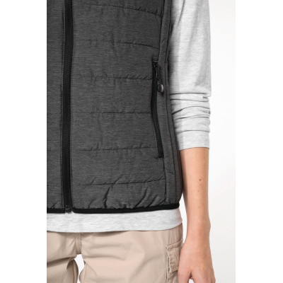 Ladies' lightweight sleeveless padded jacket